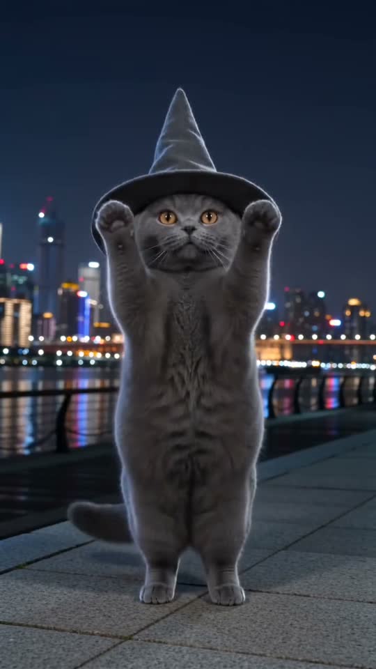 Wizard Cat Dance AI